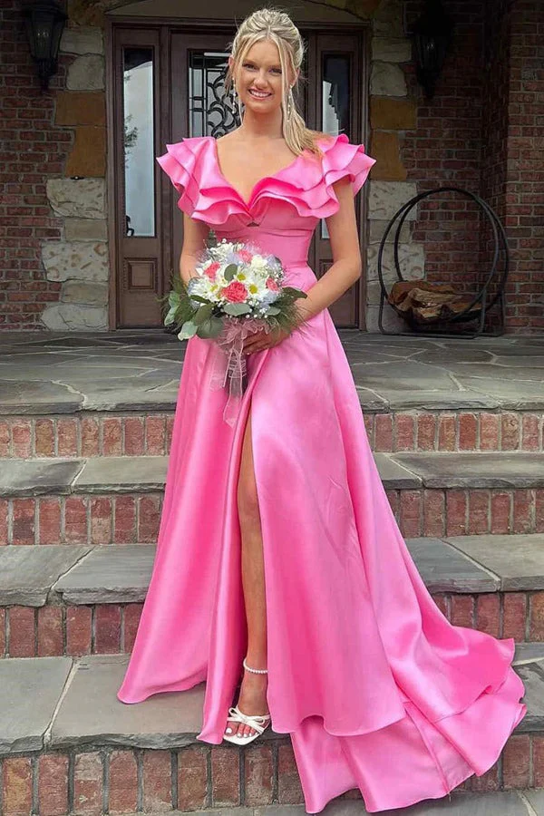 cute dresses with ruffles Elegant & Classic A-Line Boat Neck Sleeveless Beaded Bow Knot Back Zipper Homecoming Dress US16 / As Pic Talla:XL holiday dresses party Just Thrifted this Vintage Worn with a pair