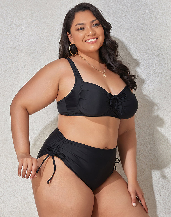 Ocevara Colorful Print Plus Size Bikini - image 12