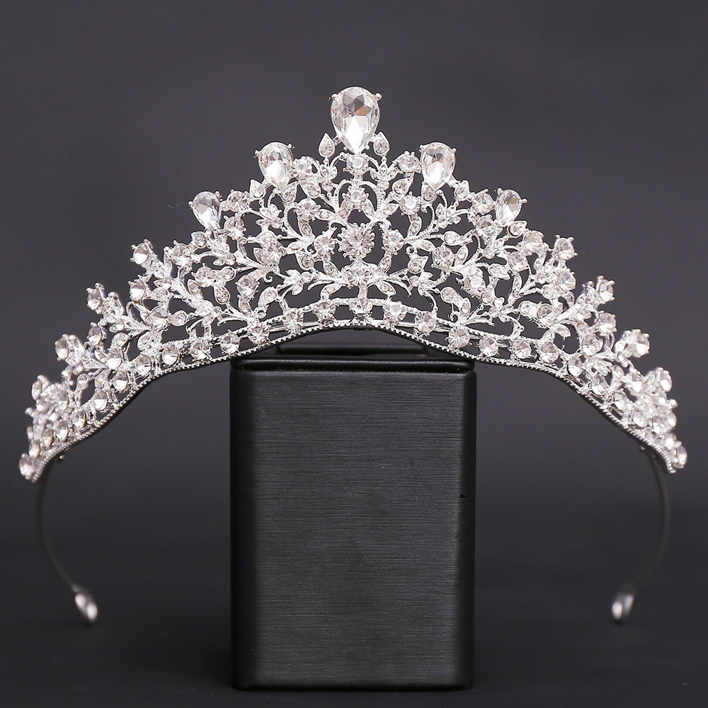 OMB1002 - Luxury Alloy Rhinestone Quinceanera Party Crown for Sweet 16