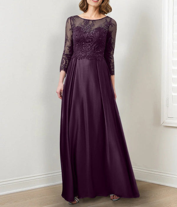 A-Line/Princess Mother of the Bride Dresses with Applique & Sequins