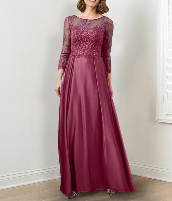 A-Line/Princess Mother of the Bride Dresses with Applique & Sequins