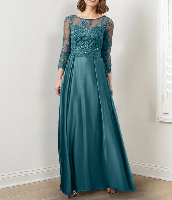 A-Line/Princess Mother of the Bride Dresses with Applique & Sequins