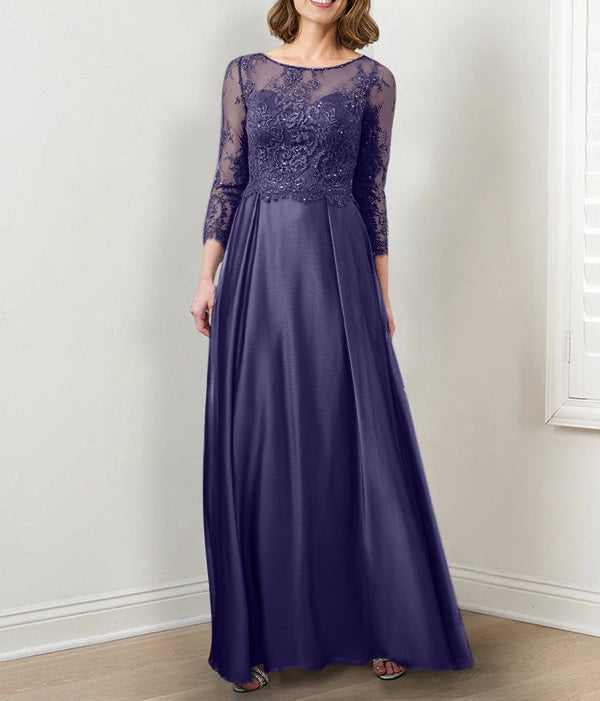 A-Line/Princess Mother of the Bride Dresses with Applique & Sequins