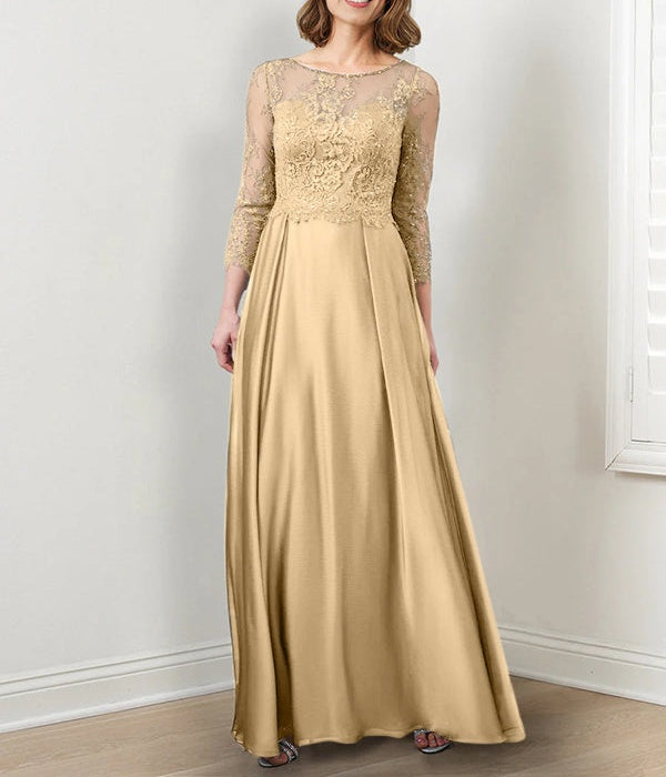 A-Line/Princess Mother of the Bride Dresses with Applique & Sequins