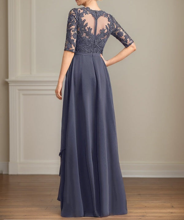 Chiffon Lace Maxi Dress