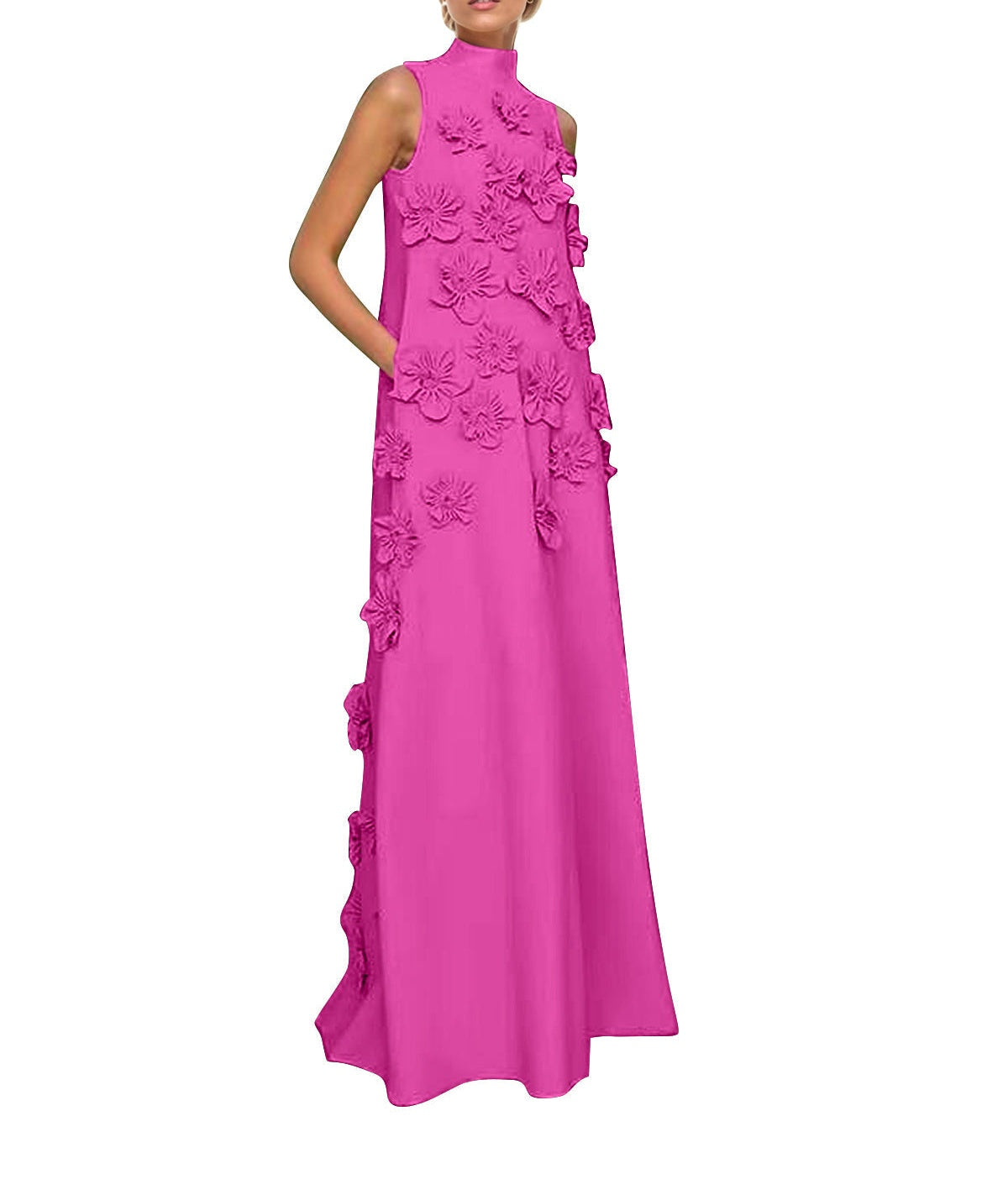 Hank Flower Embellished Maxi Dress