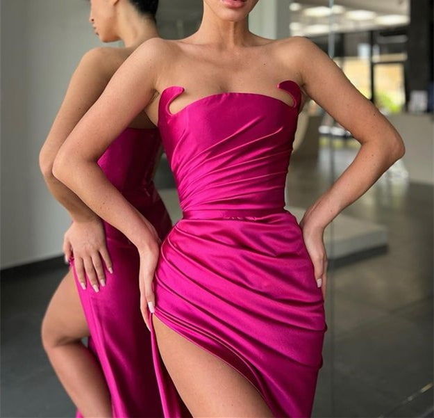 Classic Sleeveless Amazing Slit Prom Dresses Mermaid Long