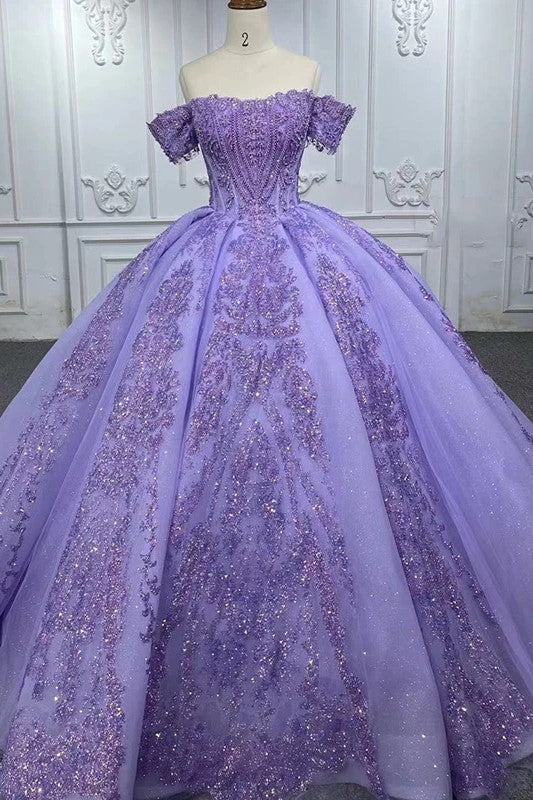 Charming Off the Shoulder Birthday Party Sweet 15 Dresses Beading Ball Gown Charming Off the Shoulder Birthday Party Sweet 15 Dresses Beading Ball Gown