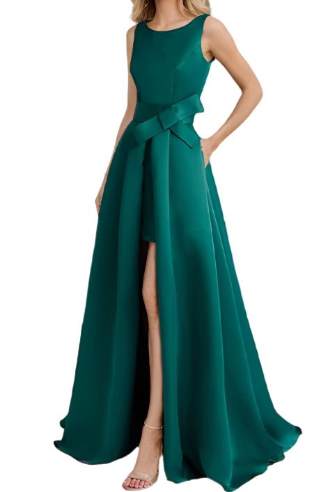 Elegant Scoop Neck A-Line Floor Length Mother of The Bride Dresses Elegant Scoop Neck A-Line Floor Length Mother of The Bride Dresses