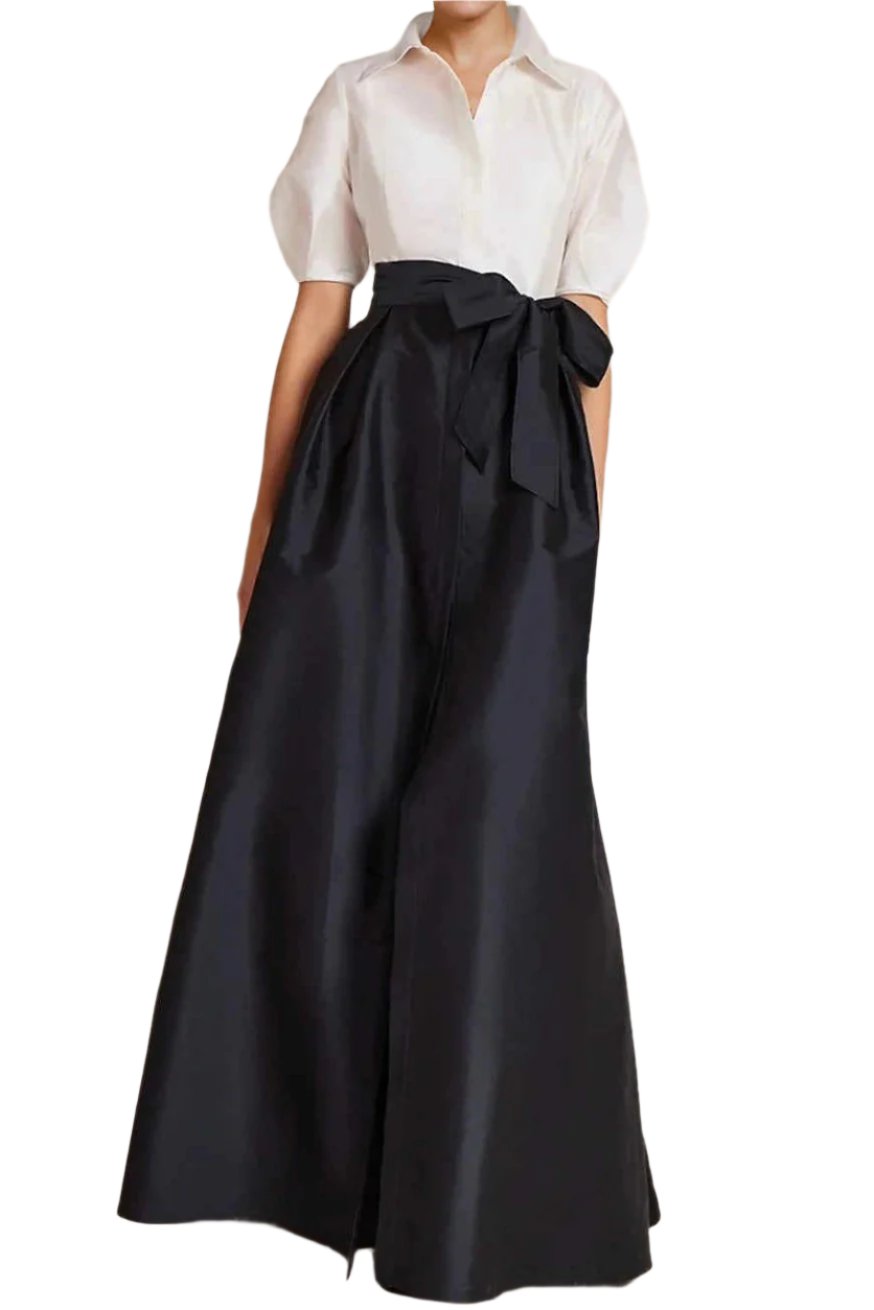 Elegant Shirt Collar Short Sleeves Floor Length Mother Of The Bride Dresses Elegant Shirt Collar Short Sleeves Floor Length Mother Of The Bride Dresses