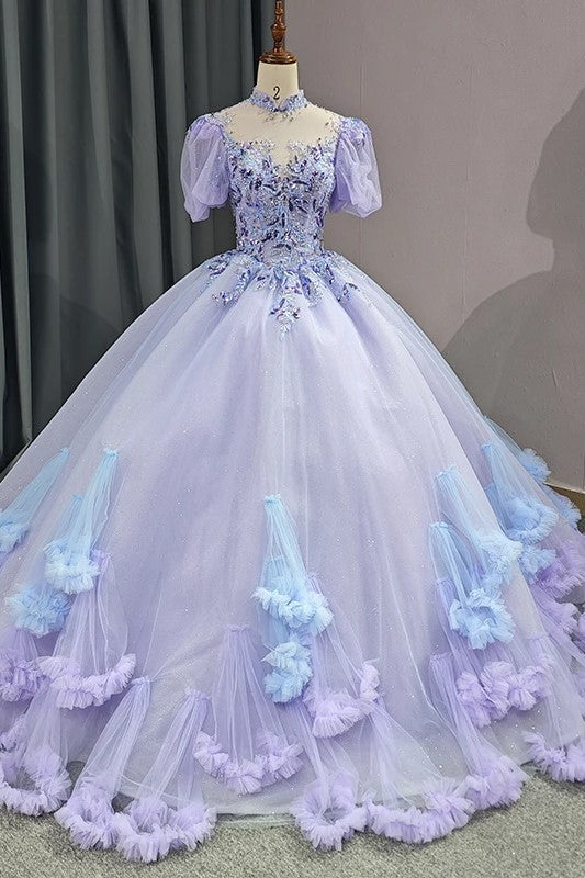 Gorgeous Halter Quinceanera Dresses Open Back Embroidery Prom Dresses Gorgeous Halter Quinceanera Dresses Open Back Embroidery Prom Dresses