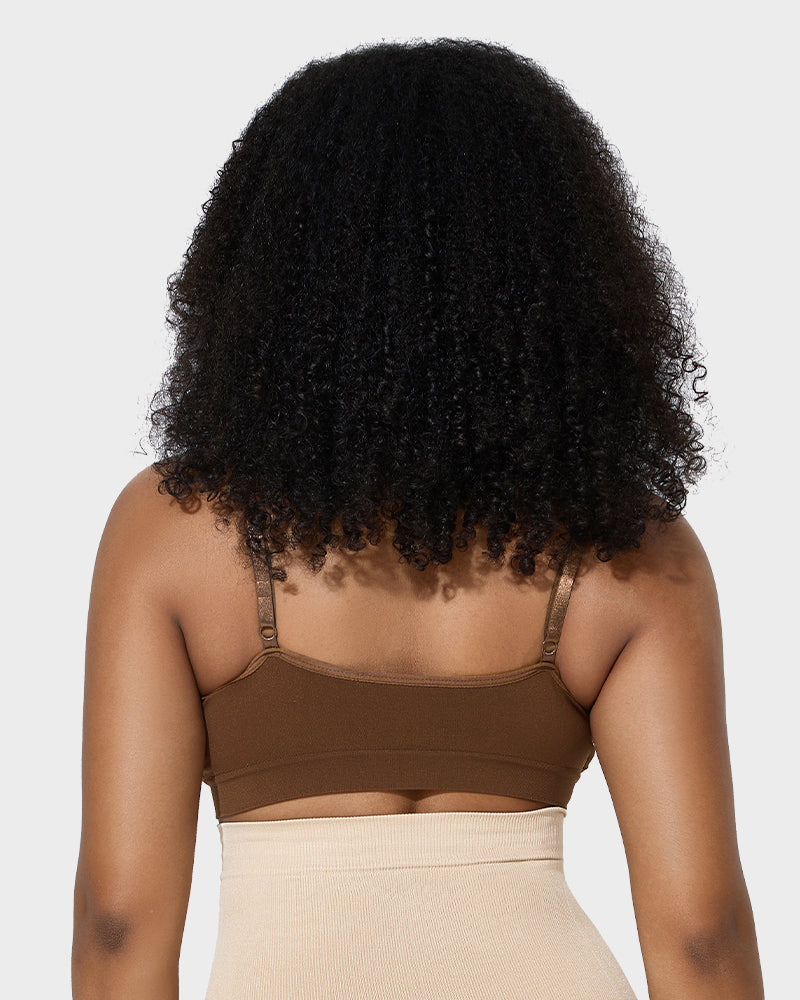 OmbreSwim Women's Full Coverage Non-Padded Wireless Sculpt Bra