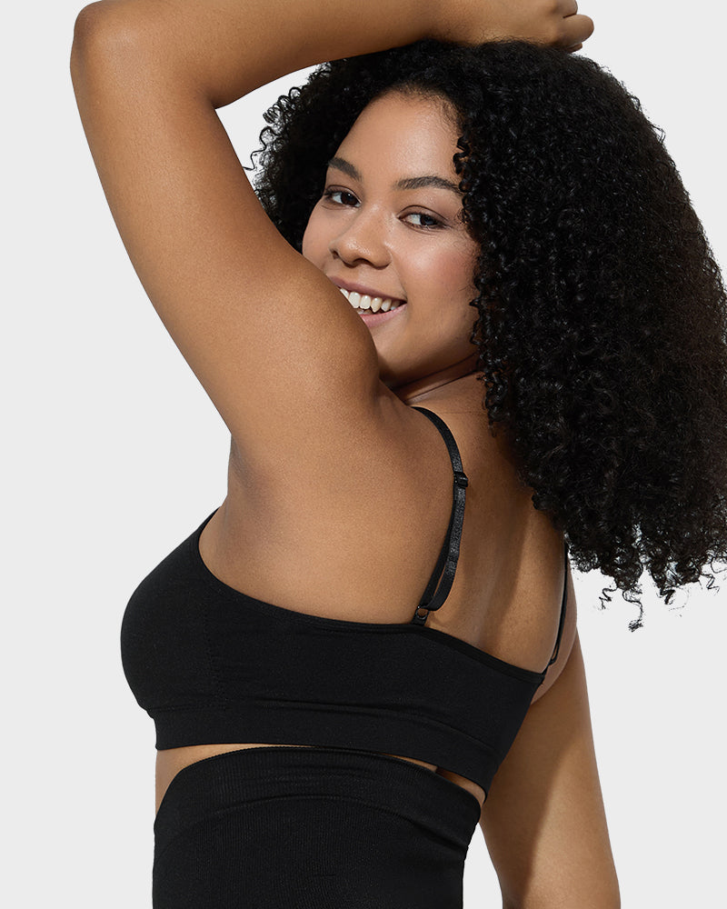 OmbreSwim Women's Full Coverage Non-Padded Wireless Sculpt Bra