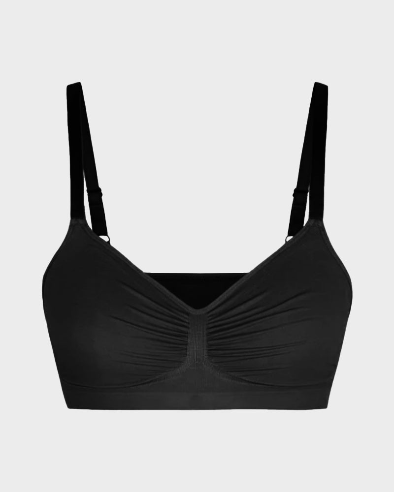 OmbreSwim Women's Full Coverage Non-Padded Wireless Sculpt Bra