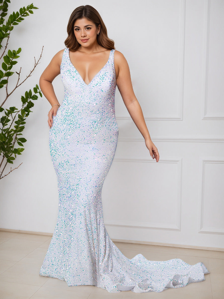 plus size white mermaid dress Charming Arabic mermaid dress with bling with Crystal Beading and Off-Shoulder Design for Plus Size Women