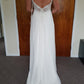 A Line Sweep Train Sweetheart Backless Appliques Cheap Wedding Gown,Beach Wedding Dress W148 - Ombreprom