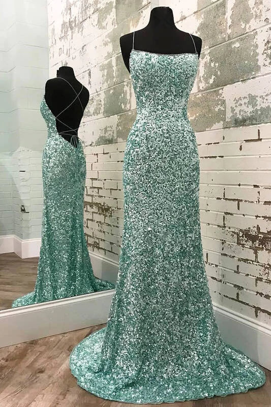 Sparkly Sequin Long Formal Evening Dresses Mermaid Prom Dresses Sparkly Sequin Long Formal Evening Dresses Mermaid Prom Dresses