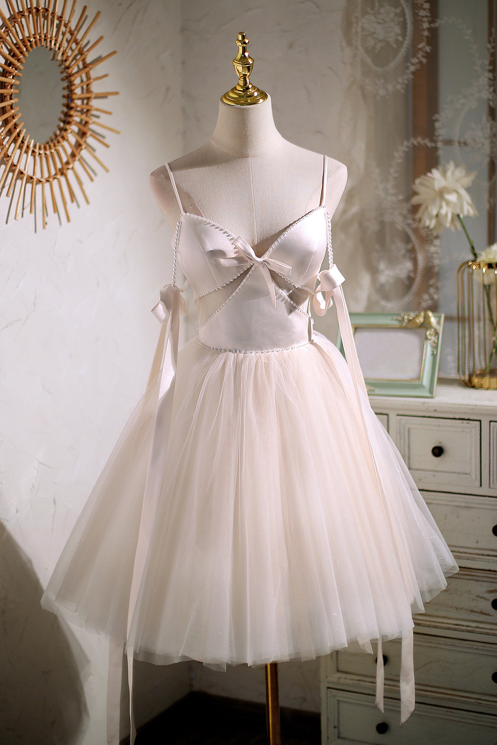Ombreprom Homecoming Dress Champagne Beading Bowknot Lace Up Short Prom Dress Ombreprom Homecoming Dress Champagne Beading Bowknot Lace Up Short Prom Dress