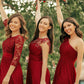 Charming Long A-line Beautiful Bridesmaid Dresses For Women
