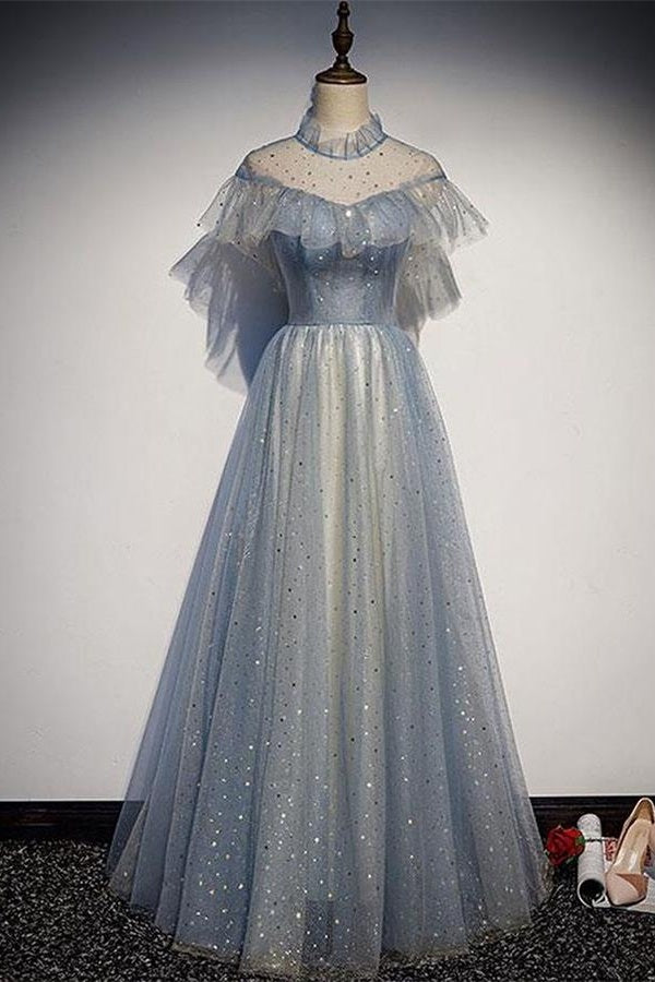 Pretty Light Blue Sparkly Long Elegant Princess Dresses Prom Dresses Pretty Light Blue Sparkly Long Elegant Princess Dresses Prom Dresses
