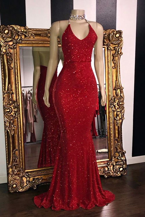 Glitter Halter Sheath Backless Long Prom Dresses Fashion Dresses Glitter Halter Sheath Backless Long Prom Dresses Fashion Dresses
