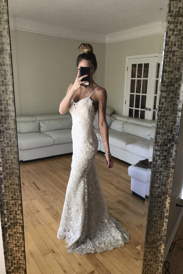 trumpet beach wedding dress Trumpet Skirt Wedding Dresses