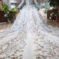 Stunning Long Sleeves Tulle Wedding Dresses with Embroidery Bridal Gown