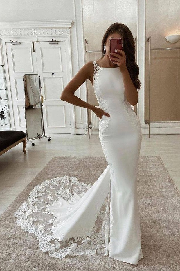 Ombreprom Wedding Dress Newest Mermaid Lace Beach Bridal Gown Ombreprom Wedding Dress Newest Mermaid Lace Beach Bridal Gown