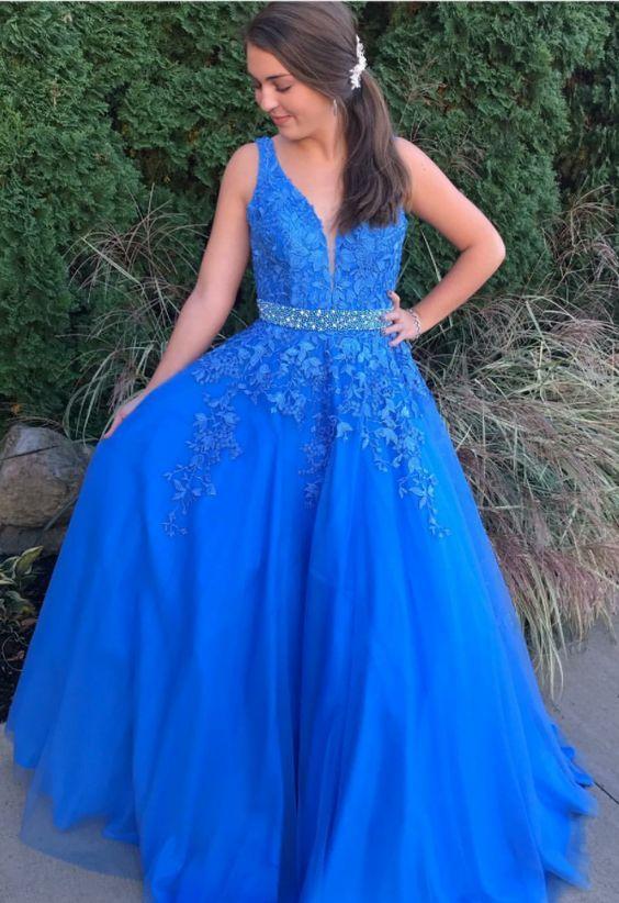 royal blue dance dress Custom Dance Costume Royal Blue 2 Piece Lyrical with Mesh Lapels Elite Custom Costumes