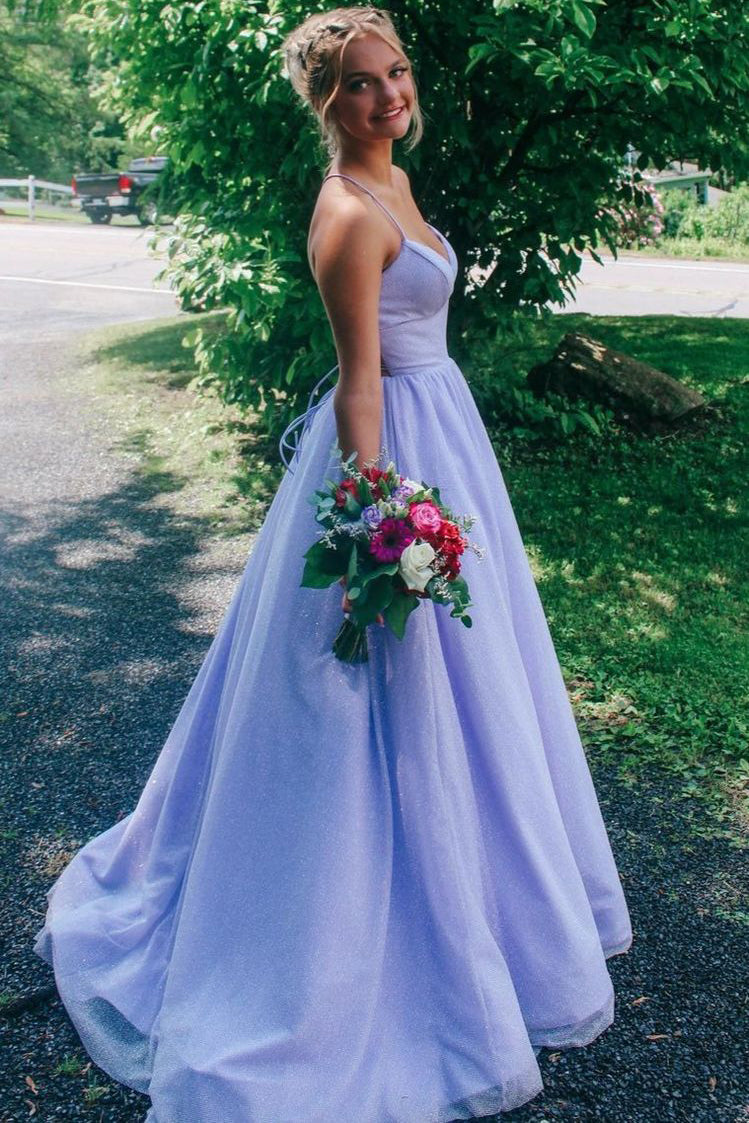 Sparkly Lavender A-Line Custom Pageant Dresses Formal Evening Dresses Long Prom Dresses Sparkly Lavender A-Line Custom Pageant Dresses Formal Evening Dresses Long Prom Dresses