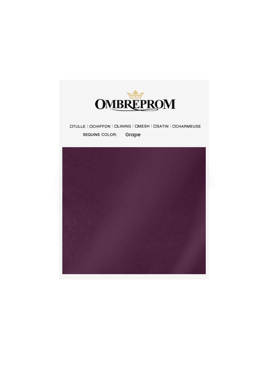 Satin Swatches