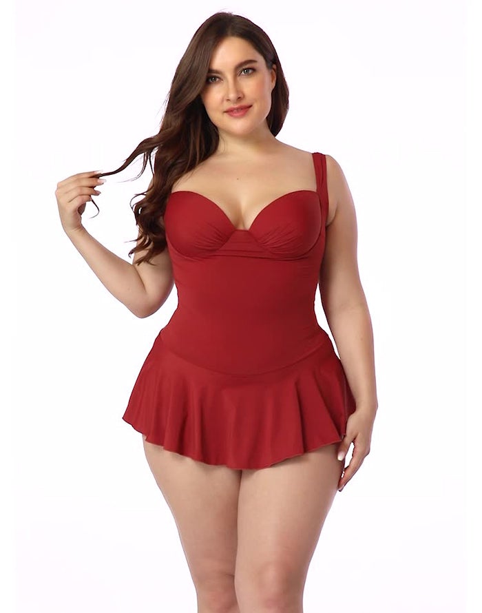 Ocevara New Sweetheart Neckline Underwire One-Piece Swimsuit - image 4