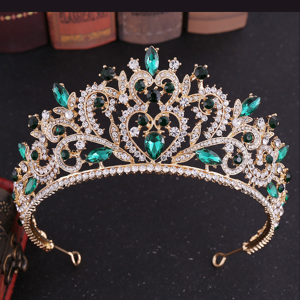 OMB1006 - New Crystal Crown Quinceanera Wedding Dress Accessories Headdress Sweet 16th Birthday Crown