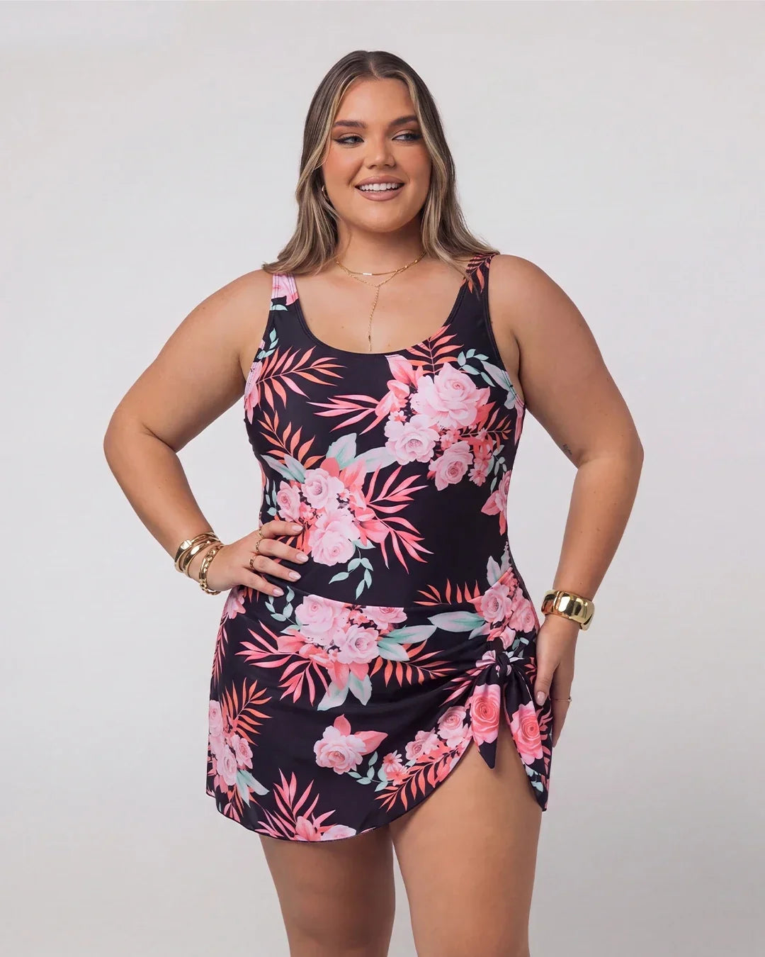 2-in-1 Sculpting Swim Dress