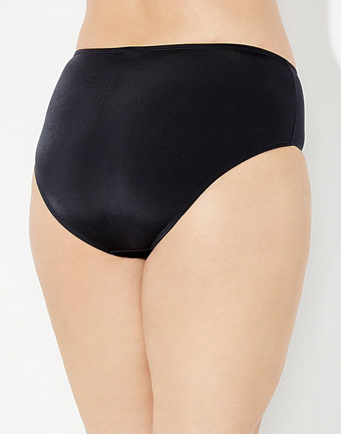 OmbreSwim - Black Mid Waist Brief