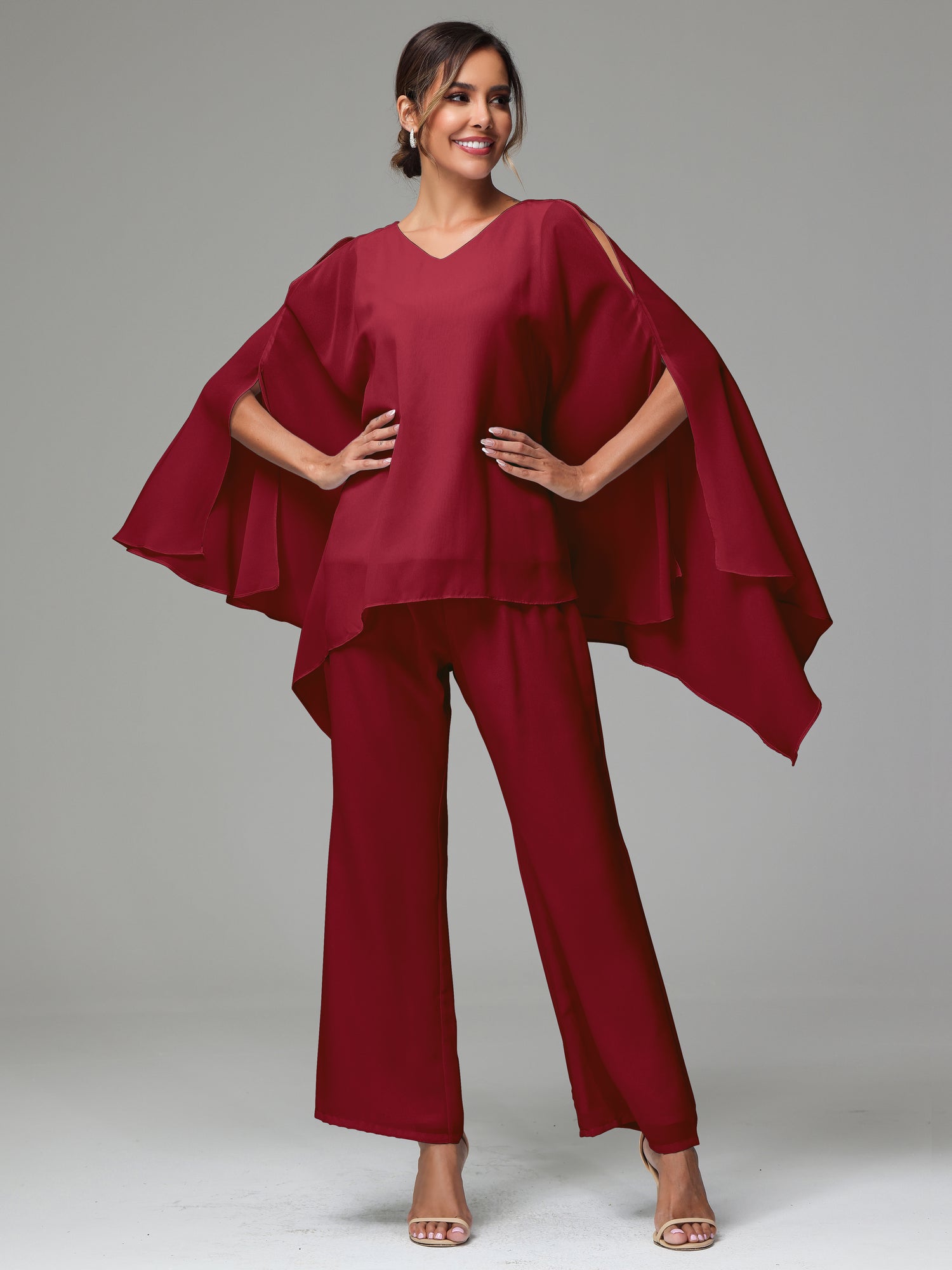 Mother of the bride flowy sales pant suits
