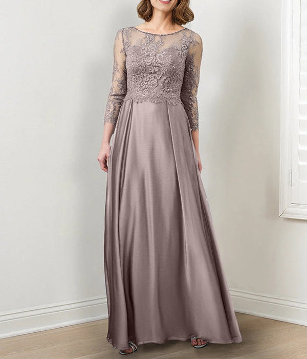 A-Line/Princess Mother of the Bride Dresses with Applique & Sequins