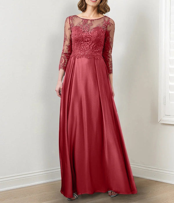 A-Line/Princess Mother of the Bride Dresses with Applique & Sequins