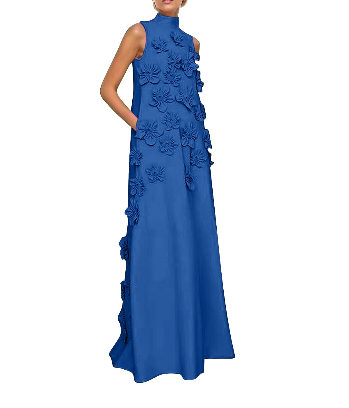Hank Flower Embellished Maxi Dress