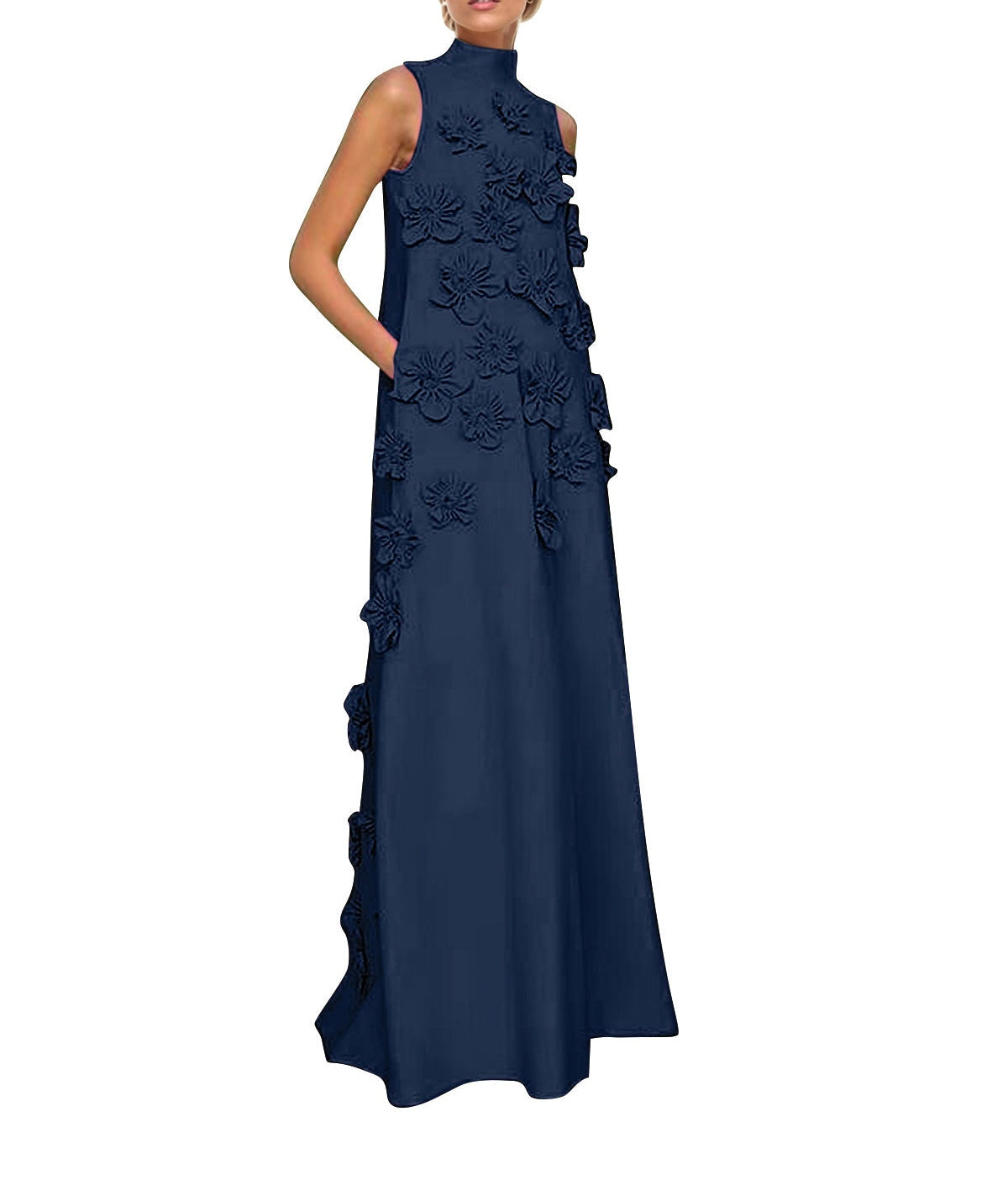 Hank Flower Embellished Maxi Dress