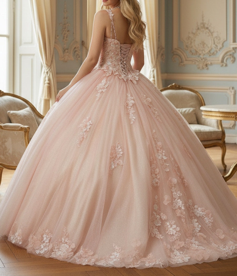 Ball Gown Off Shoulder Floor Length  Quinceanera Dress for 15th Birthday