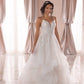 Pretty Ivory Lace Tulle Floor Length Lace Up Elegant Wedding Dresses