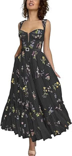 Formal Women's Dresses Handmade Strapless Tiered Scallop Cocktail Dress A-line Sleeveless Prom Dress Evening Dress Prom Dresses Stores
