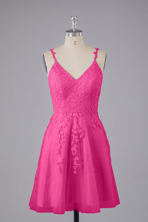 V-neck Spaghetti Straps Long Junior Bridesmaid Dress Marigold