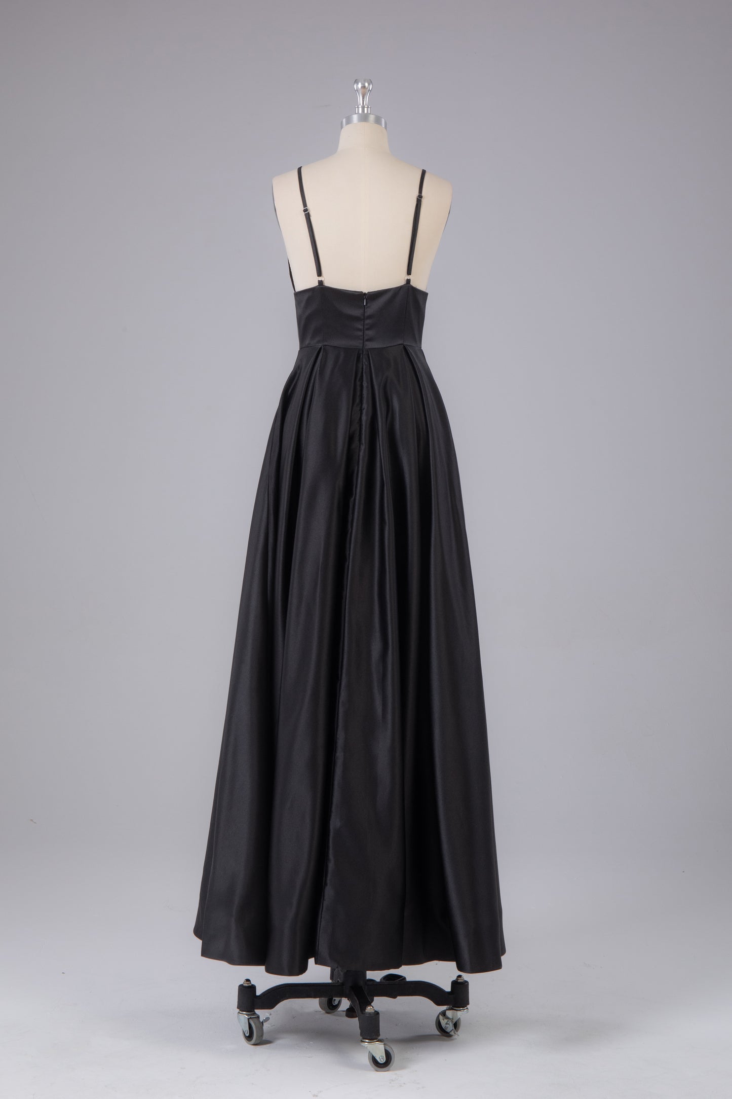 Black Spaghetti Lolita Layered Straps Elegant Dress Shimmering main image 0