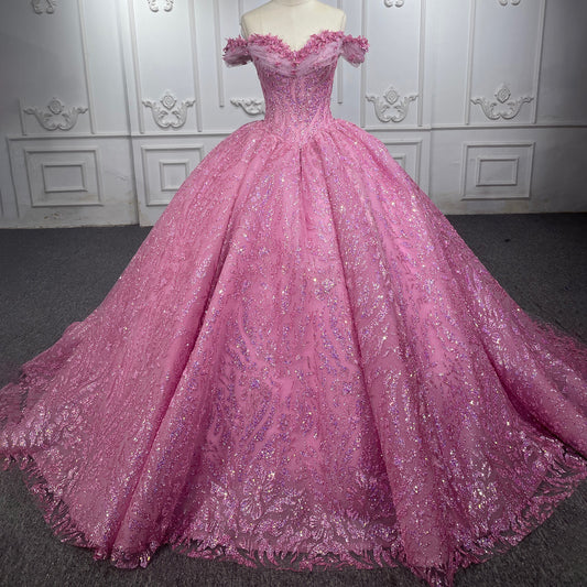 Exquisite Quinceanera Dresses Ball Gown V-neck Sleeveless Prom Dresses
