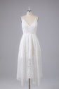 34148 - Distinctive Spaghetti Straps V-Neck Appliques Prom Formal Dress main image 1