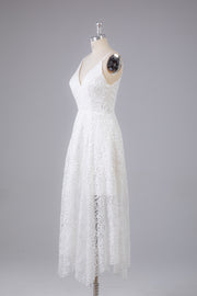 Elegant & Luxurious Spaghetti Straps V-Neck Side Slit Sheath Party Prom Dress With Applique main image 0