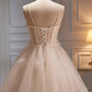 Spaghetti Straps Sleeveless A Line Tulle Short Homecoming Dresses
