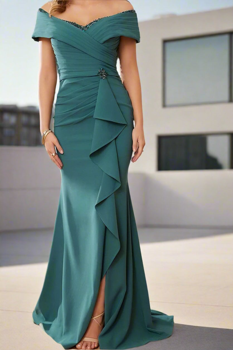 レディース 1 ロル かじまり ワンピース Mermaid Pleats Dress M